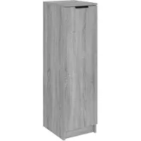 vidaXL Meuble à chaussures Sonoma gris 30x35x100 cm Bois d'ingénierie