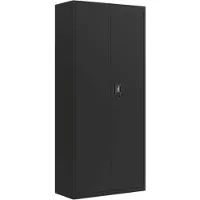 vidaXL Classeur noir 90x40x200 cm acier