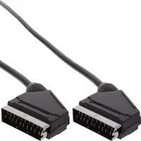InLine Scart Anschlusskabel - Stecker / Stecker - 3m
