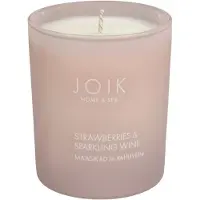 Joik Organic Home & Spa Strawberries & Sparkling Wine bougie parfumée 150 g