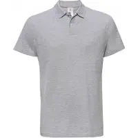 B&C PUI10 | Top Polo Homme - Couleur : Heather Grey - Taille : M
