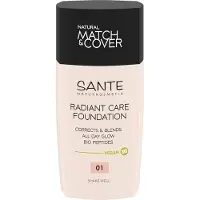 Sante Naturkosmetik Sante-Naturkosmetik Maquillage-du-visage Foundation-PowderFond de teint éclat 001 30 ml (483,67 € / 1 l)