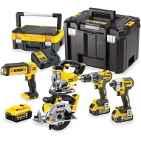 DeWalt Dck551p3t-qw Electric Tools Kit Argenté One Size / EU Plug 220V
