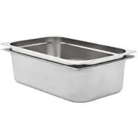vidaXL Récipients Gastronorm 2 pcs. GN 1/1 150 mm acier inoxydable