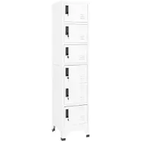 vidaXL Armoire à casiers Blanc 38x40x180 cm Acier