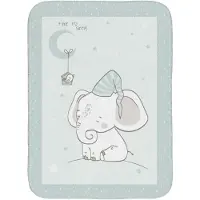 Kikkaboo Elephant Time Super Soft Baby Blanket 80/110 Cm Clair Enfants