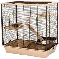 Interzoo Frodo + Plastic Cage à rongeurs 78 cm gris chaud