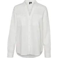 Vero Moda Chemisier 'LINN BUMPY' blanc