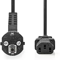 Nedis Cegl10000bk50 Câble électrique Noir 5 M Cee7/7 Coupleur C13