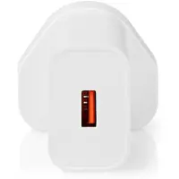 Nedis Wall Charger Quick Charge Feature QC3.0 3.0 A Number of outputs: 1 USB-A 18 W Automatic Voltag