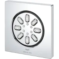 GROHE Seitenbrause CUBE RAINSHOWER AQUA eckig chr