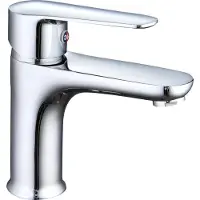 Inspire Robinet de salle de bain Argent avec raccords - Robinet de lavabo - Argent