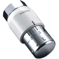 Oventrop (Uni SH) Thermostat liquide pour position zéro blanc/chromé