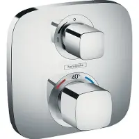 Hansgrohe Afaire -Set de finition pour mitigeur thermostatique E encastré avec robinet d'arrêt