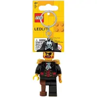 LEGO Unisexe, Porte-clés, LGL-KE23 Pirate brelok z latarką, Multicolore