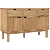 vidaXL Sideboard OTTA 114x43x73,5 cm Pin massif
