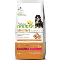 NATURAL TRAINER 12 kg croquettes Trainer Natural Sensitive pour chiots et juniors, saumon