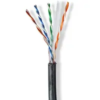 Nedis Câble Réseau Bobine Cat6 Solid U/utp Cca 305 M Outdoor Pe