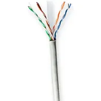Nedis Câble Réseau Bobine Cat6 Solid U/utp Cca 100 M Indoor Pvc