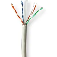 Nedis Câble Réseau Bobine Cat6 Solid U/utp Copper 100 M Indoor Lszh