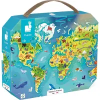 Janod Puzzle Monde 100 Pièces