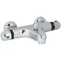 Plieger Bain thermostatique - 15cm de support dur - Chroom