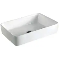 Best design Class lavabo 61x41x11cm sans trou de robinetterie porcelaine 3860550