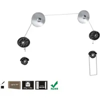 Macleans Support TV mural Superslim Support TV 32-75" VESA 100x100, 200x200, 300x300, 400x400, 600x600, 800x800 mm