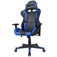 VDD Gaming Chair Thomas - Ergonomique - Noir Bleu