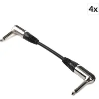 Frontstage 4x FrontStage câbles patch jack 6,35mm 15cm en angle