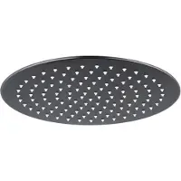 FortiFura Calvi Pommeau de douche 25cm rond 6mm Gun metal SW720556