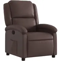 vidaXL Fauteuil relax brun similicuir