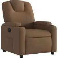 vidaXL Fauteuil relax brun Tissu