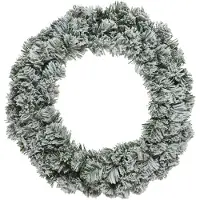 Everlands Couronne enneigé 50 cm