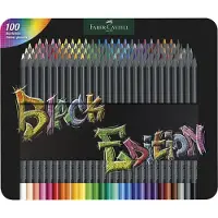 Faber Castell Black Edition Colored Pencils 100 Units Multicolore Enfants