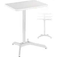 Vdd Bureau assis debout réglable - table pour ordinateur portable - plan de travail 71 cm x 50 cm