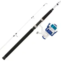 Mitchell Neuron Boat Fishing Combo Blanc,Bleu 2.70 m / 100-300 g
