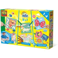 SES Creative 3 In 1 My First Super Set Crafts Bleu