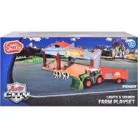 Dickie Toys Fendt Farm Barn Play Set + Light And Sound