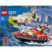 LEGO City 60373 Le bateau de sauvetage des pompiers