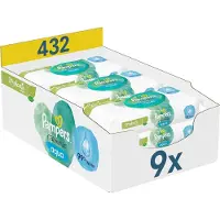 Pampers Harmonie Aqua, lingettes humides, 9 x 48 pcs