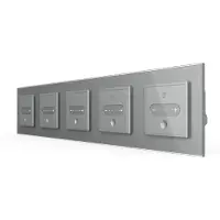 Livolo Nombre de glissières | Commutation | Maison intelligente | Gris | | Voir ici!