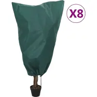 vidaXL Housses de protection pour plantes avec cordon de serrage 8 pcs