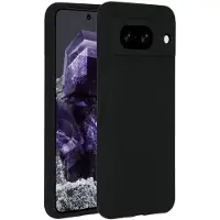 Accezz Coque Liquid Silicone Google Pixel 8 - Noir