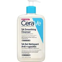 CeraVe Cleansers SA Smoothing Cleanser gel nettoyant adoucissant pour peaux sèches 473 ml