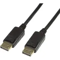 Logilink CV0077 Câble DisplayPort 1.2 Ultra HD 3D 4K2K/60Hz Noir