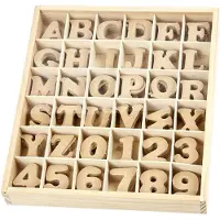 Creativ Company Letters & Cijfers - MDF, 288st.