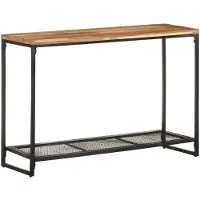 vidaXL Table console 110x35x75 cm Bois d'acacia massif