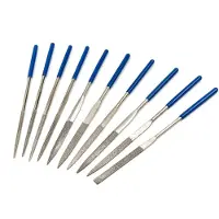 HBM Ensemble de limes à aiguilles diamantées, 10 pièces, jeu de limes clés