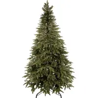 Springos Sapin de Noël artificiel Épicéa naturel 150 cm avec support Matériau PE-PVC moulé par injection